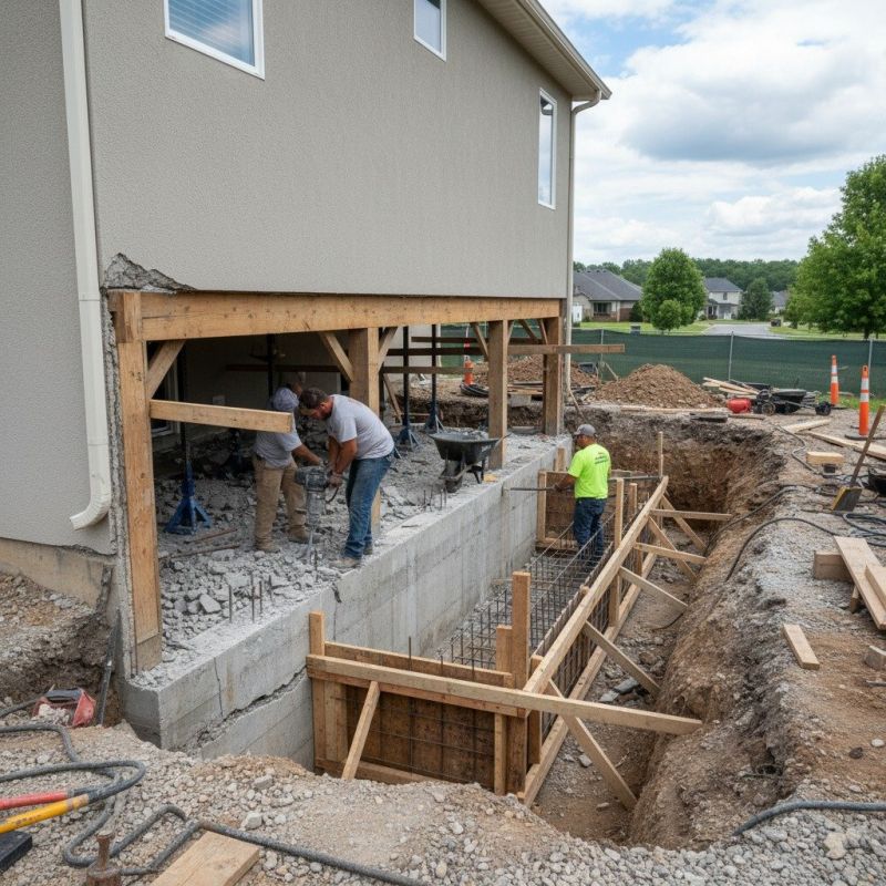 Local Concrete Foundation Repair pros at work